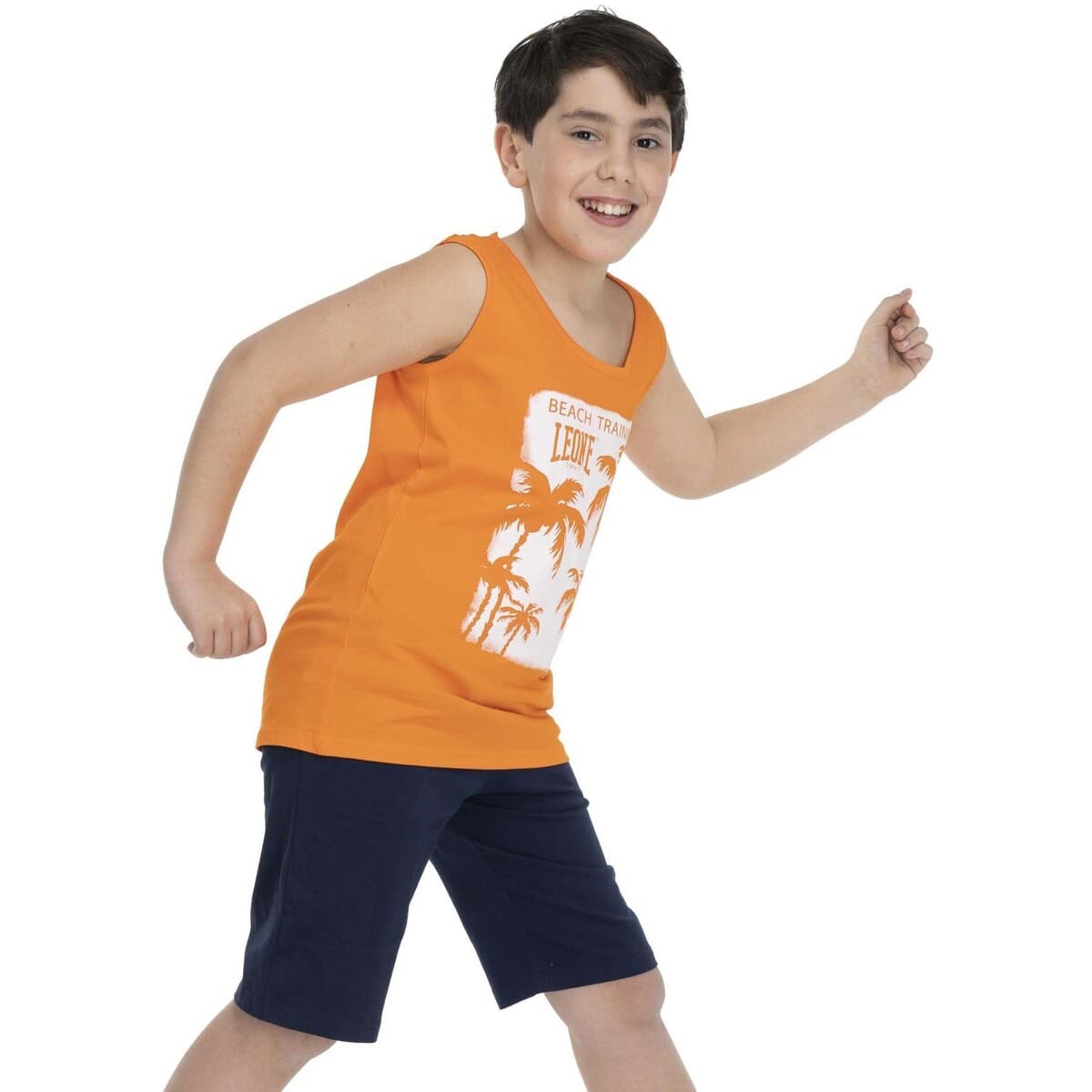 Boys' T-Shirts Leone 1947 Orange