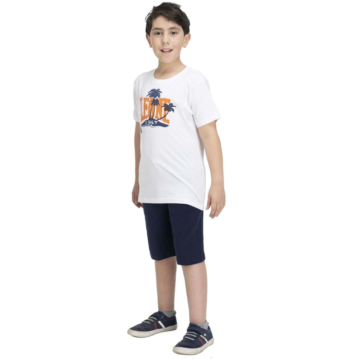Boys' T-Shirts Leone 1947 White