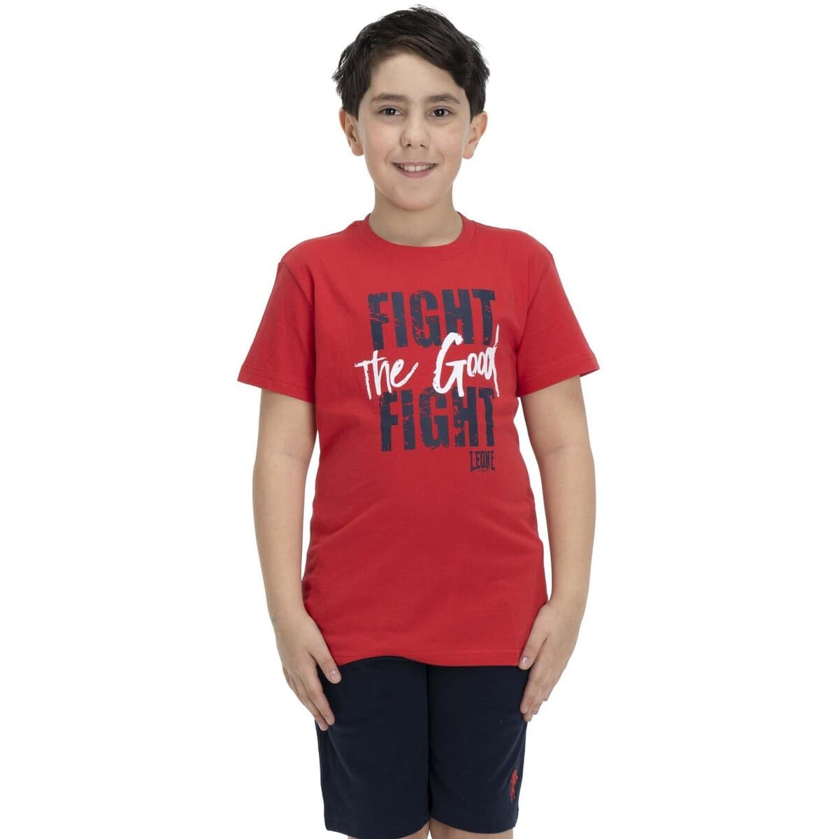 Boys' T-Shirts Leone 1947 Red
