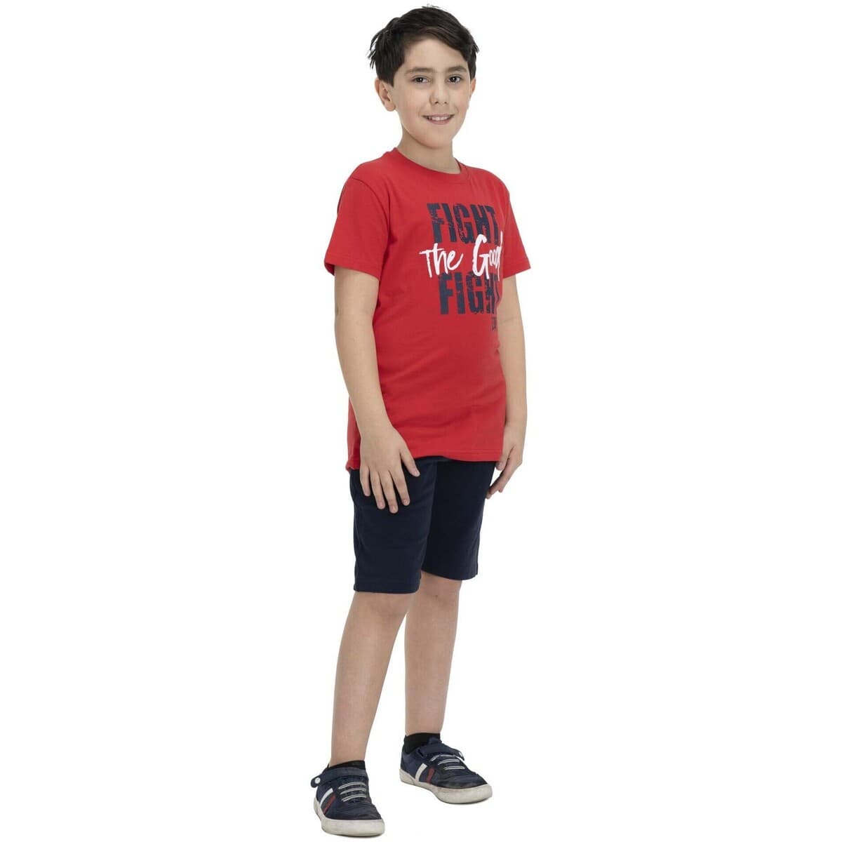 Boys' T-Shirts Leone 1947 Red