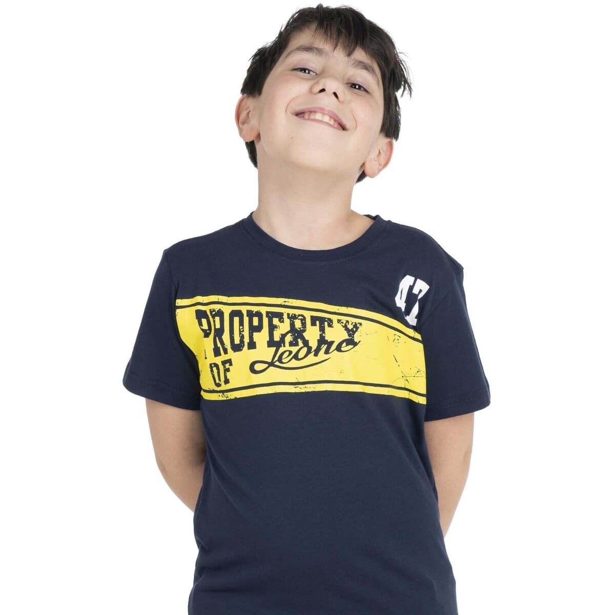 Boys' T-Shirts Leone 1947 Blue