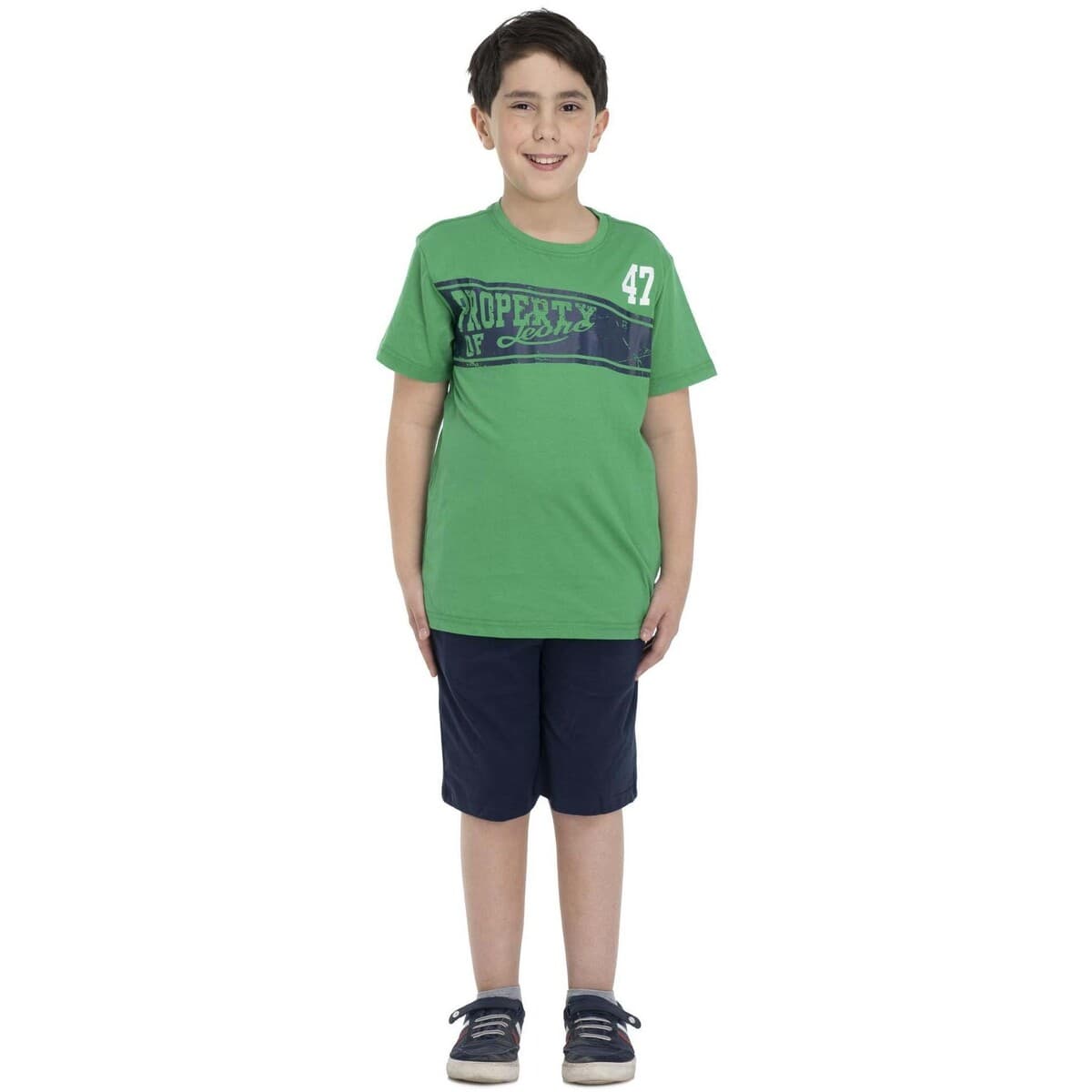 Boys' T-Shirts Leone 1947 Green