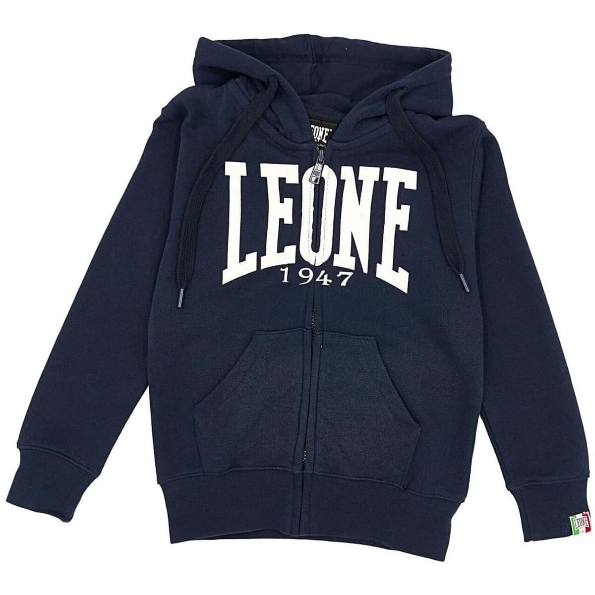 T-shirt με κουκούλα Leone 1947 Boy Hoody Full Zip Basic