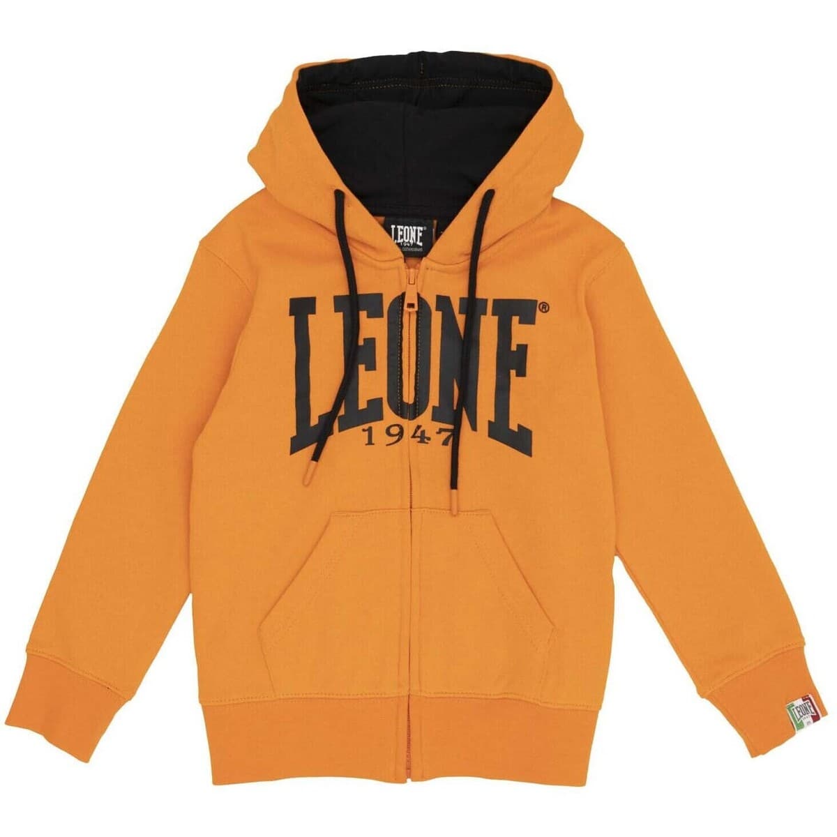 T-shirt με κουκούλα Leone 1947 Boy Hoody Full Zip Basic