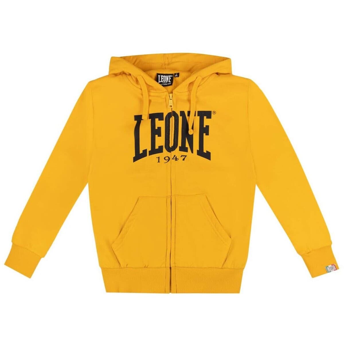 T-shirt με κουκούλα Leone 1947 Boy Hoody Full Zip Basic