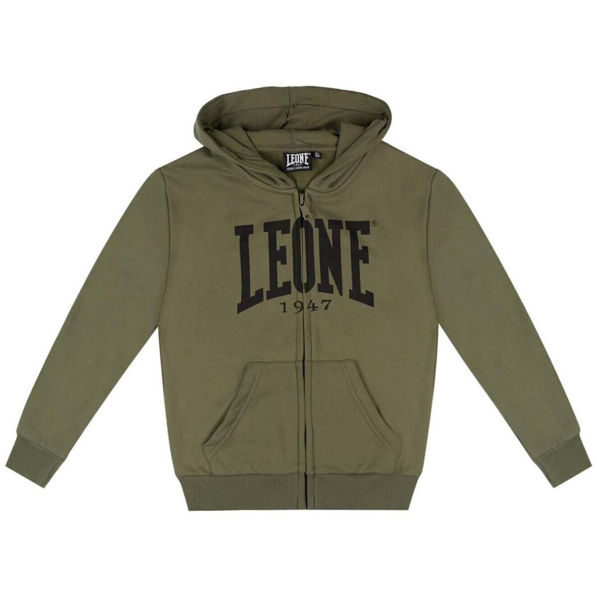 T-shirt με κουκούλα Leone 1947 Boy Hoody Full Zip Basic