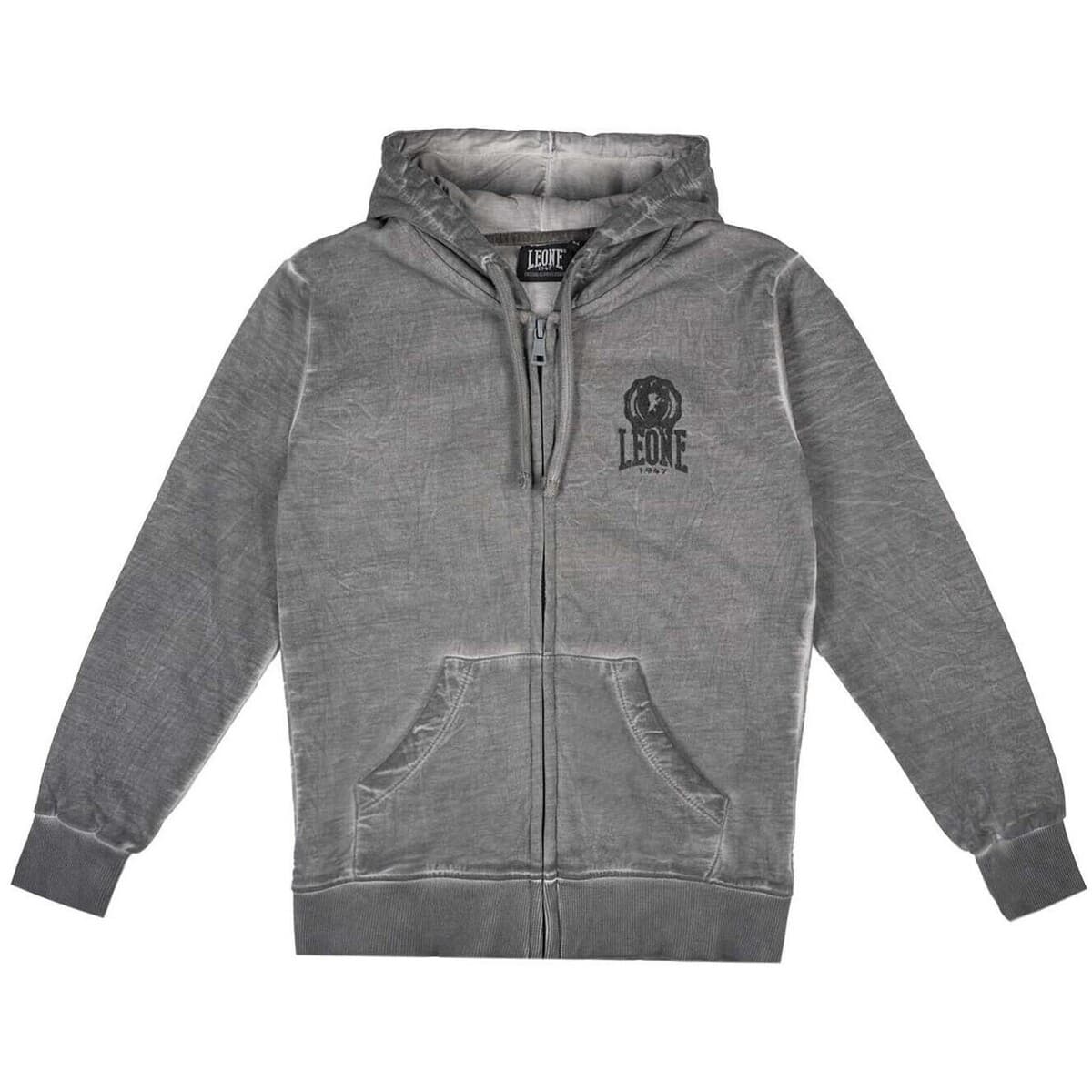 T-shirt με κουκούλα Leone 1947 Boy Hoody Full Zip Washed