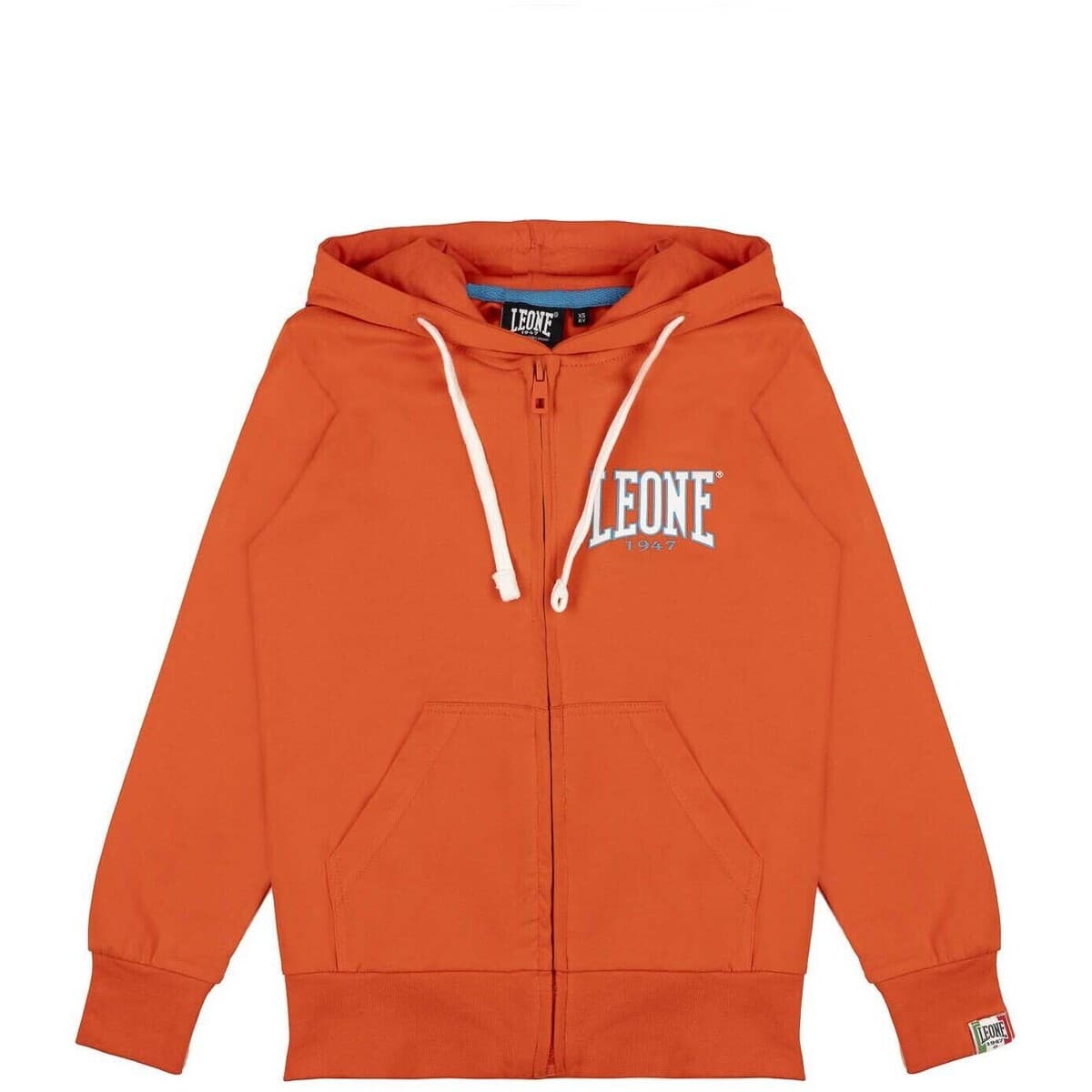 T-shirt με κουκούλα Leone 1947 Boy Hoody Full Zip New Basic