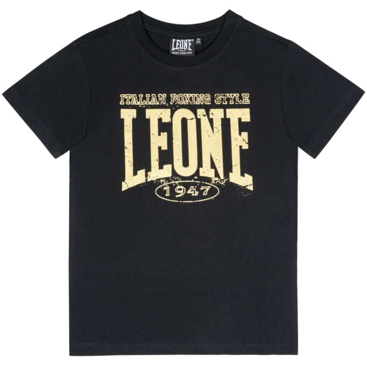 Boys' T-Shirts Leone 1947 Black