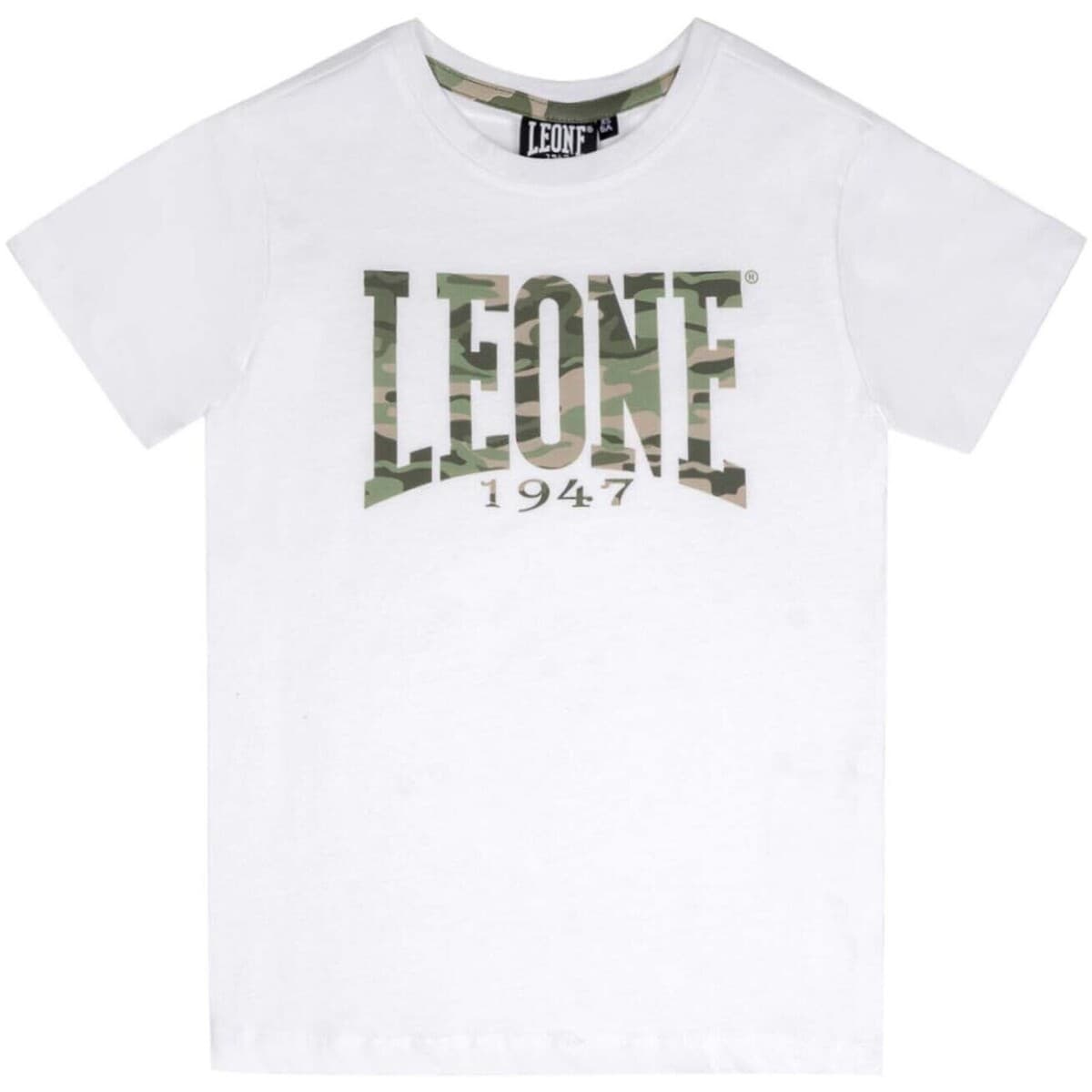 Boys' T-Shirts Leone 1947 White