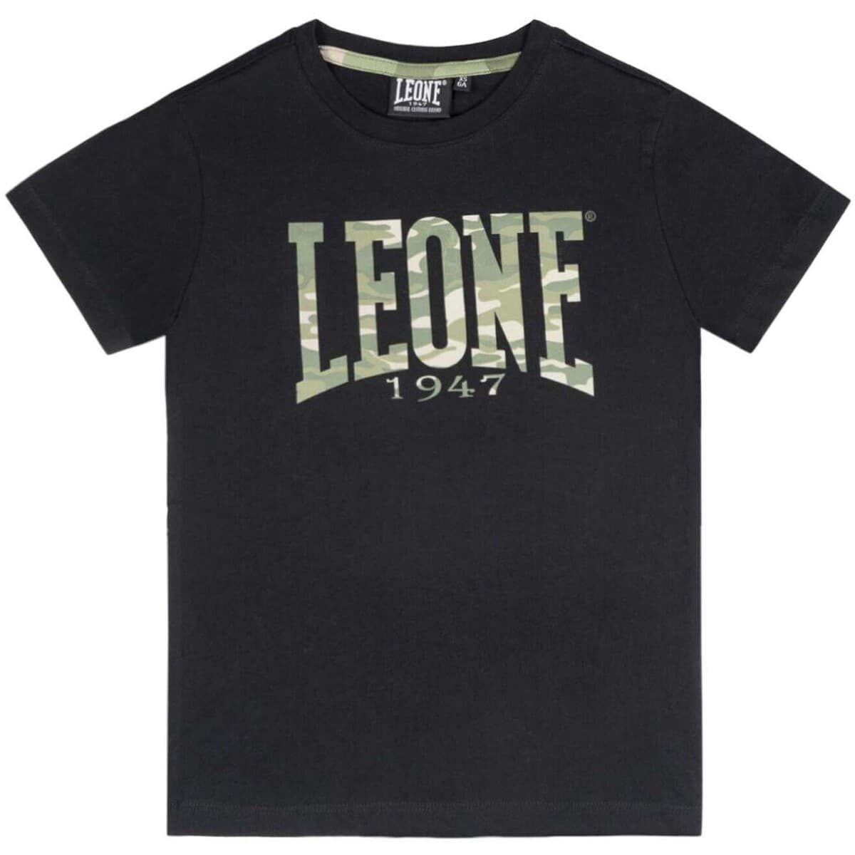 Boys' T-Shirts Leone 1947 Black