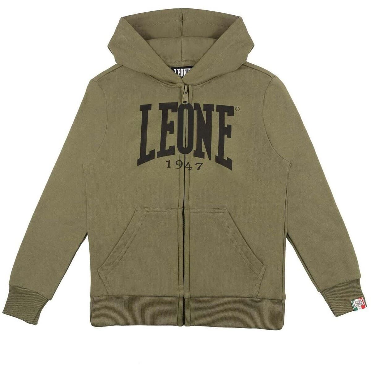 T-shirt με κουκούλα Leone 1947 Boy Hoody Full Zip Basic