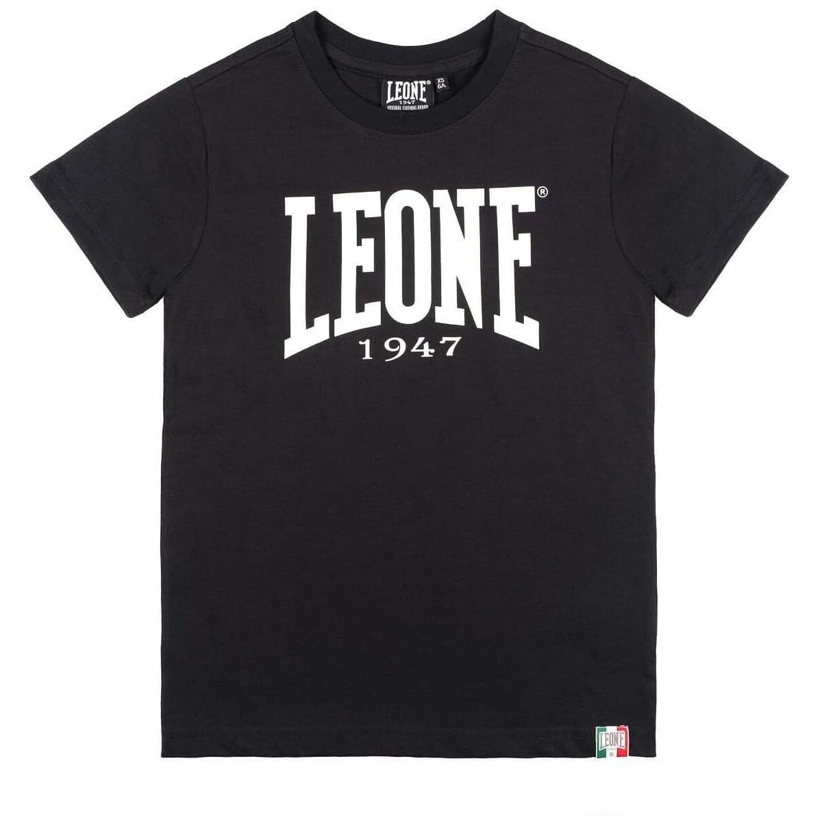 Boys' T-Shirts Leone 1947 Black