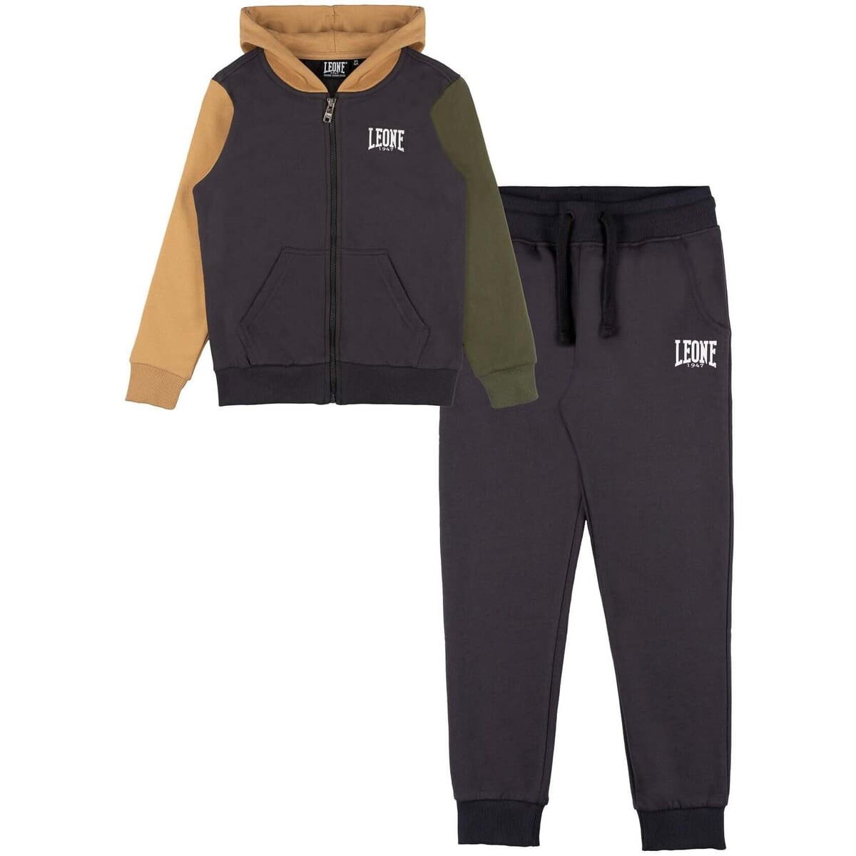 Σετ από φόρμες Leone 1947 Boy Tracksuits Full Zip Color Block