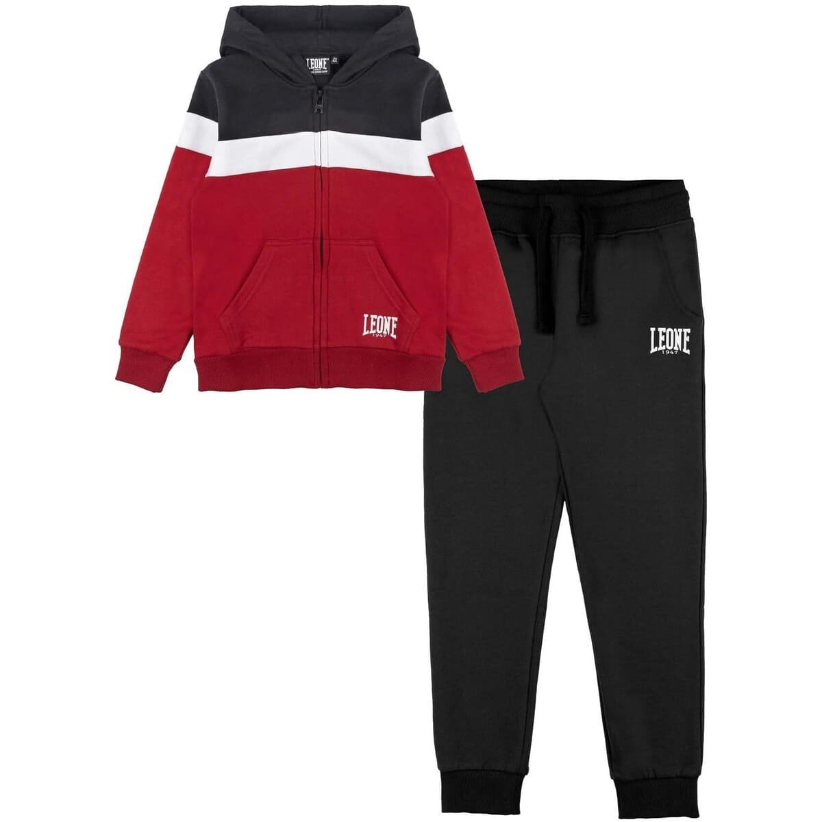 Σετ από φόρμες Leone 1947 Boy Tracksuits Full Zip Color Block