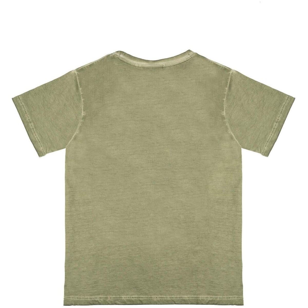 Boys' T-Shirts Leone 1947 Green