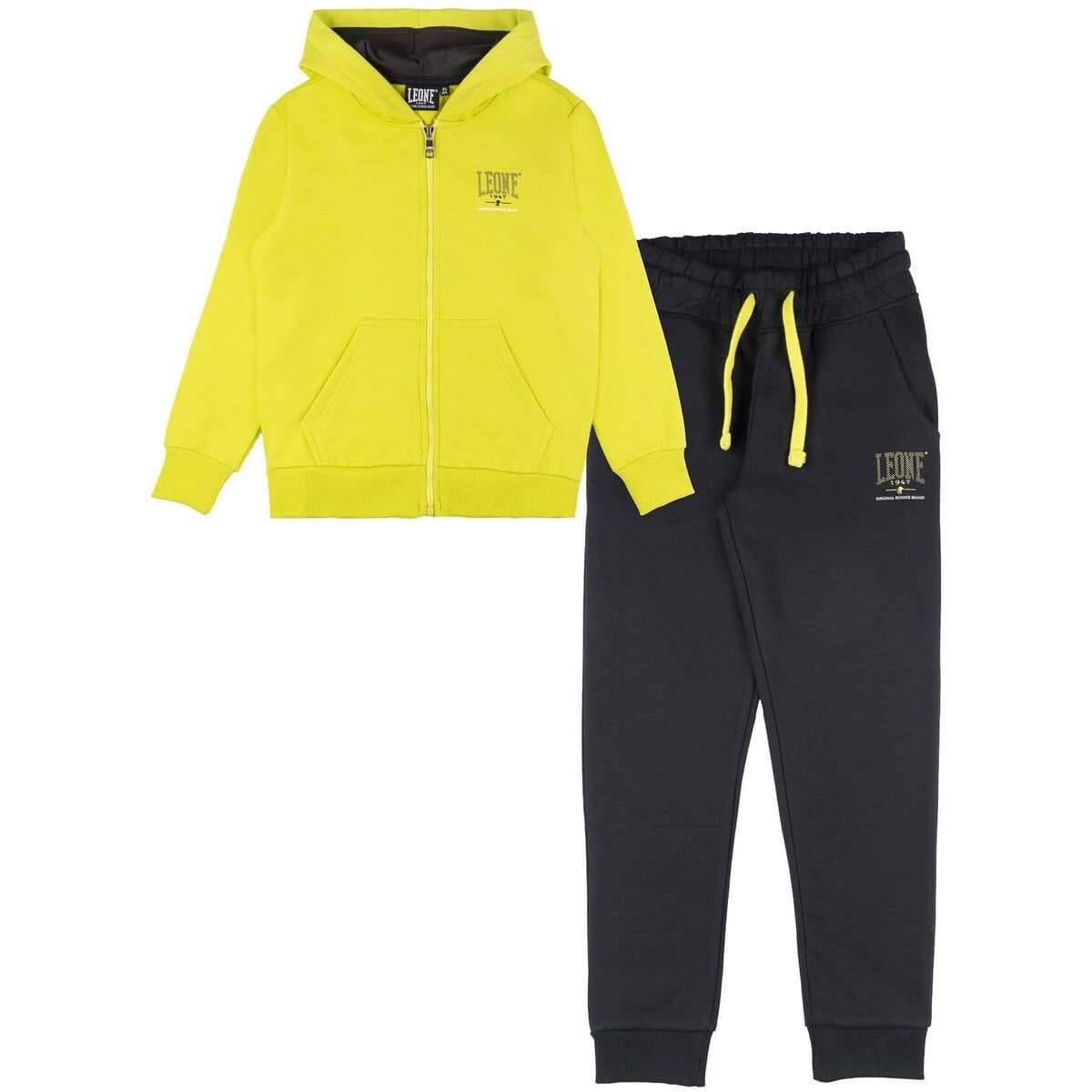 Σετ από φόρμες Leone 1947 Boy Tracksuits Full Zip Neon