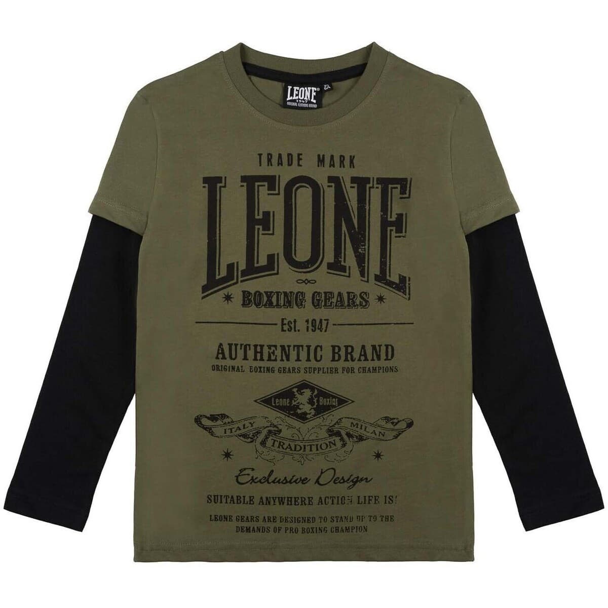 Μπλουζάκια με μακριά μανίκια Leone 1947 Boy T-Shirt Long Sleeves Wacs
