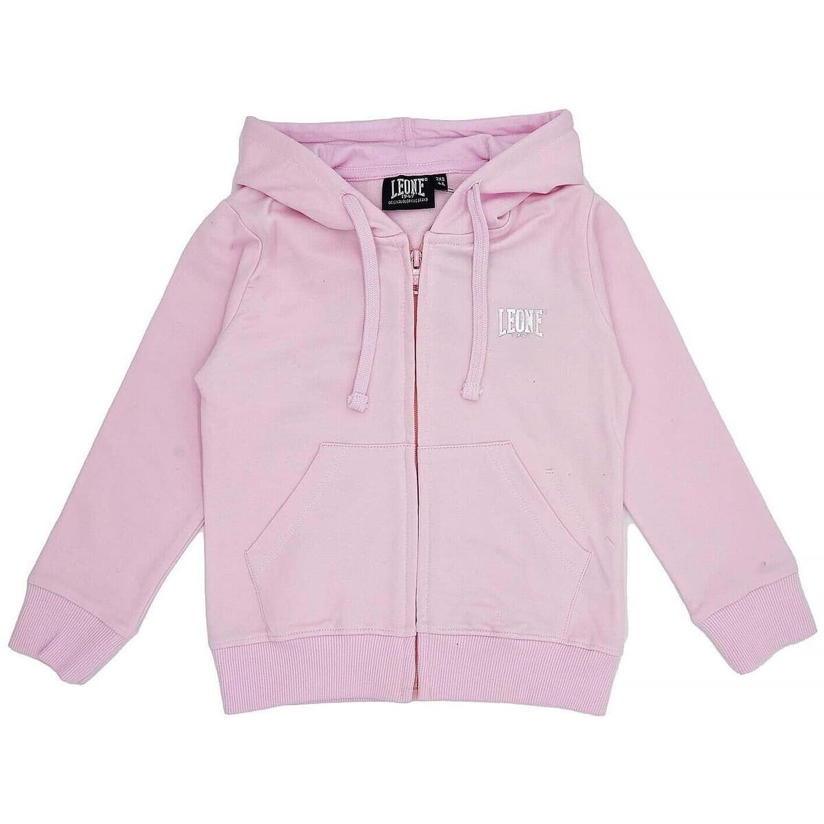 T-shirt με κουκούλα Leone 1947 Girl Hoody Full Zip Foil