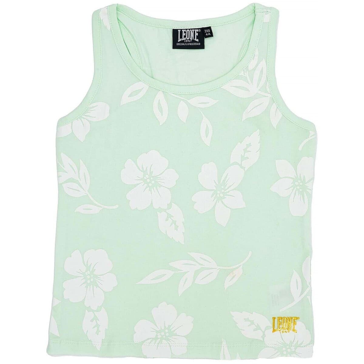 Αμάνικα/T-shirts χωρίς μανίκια Leone 1947 Girl T-Shirt Short Sleeves Foil