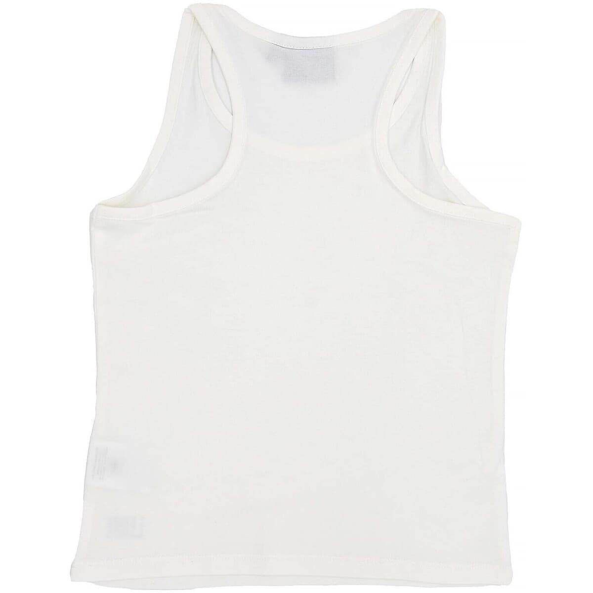 Girls' Sleeveless Tops Leone 1947 White