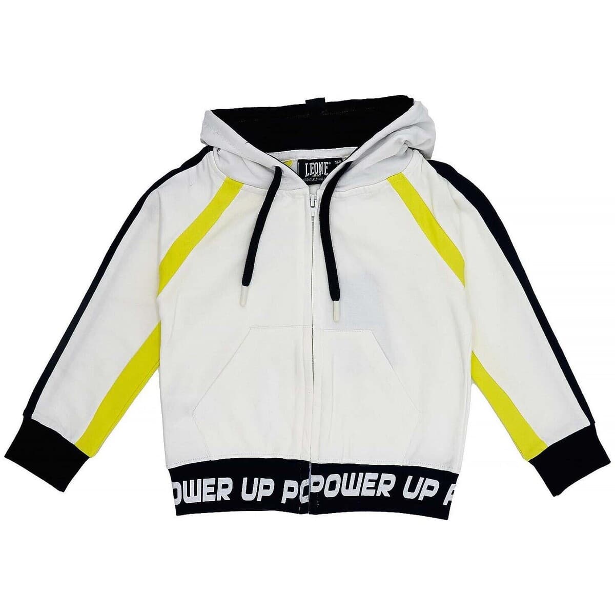 T-shirt με κουκούλα Leone 1947 Girl Hoody Full Zip Neon