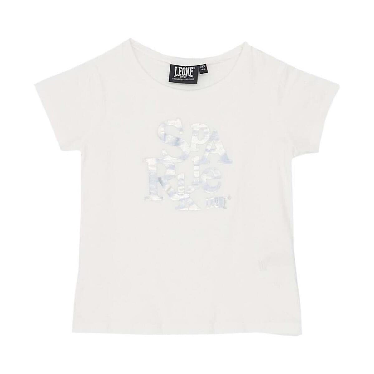 Girls' T-Shirts Leone 1947 White