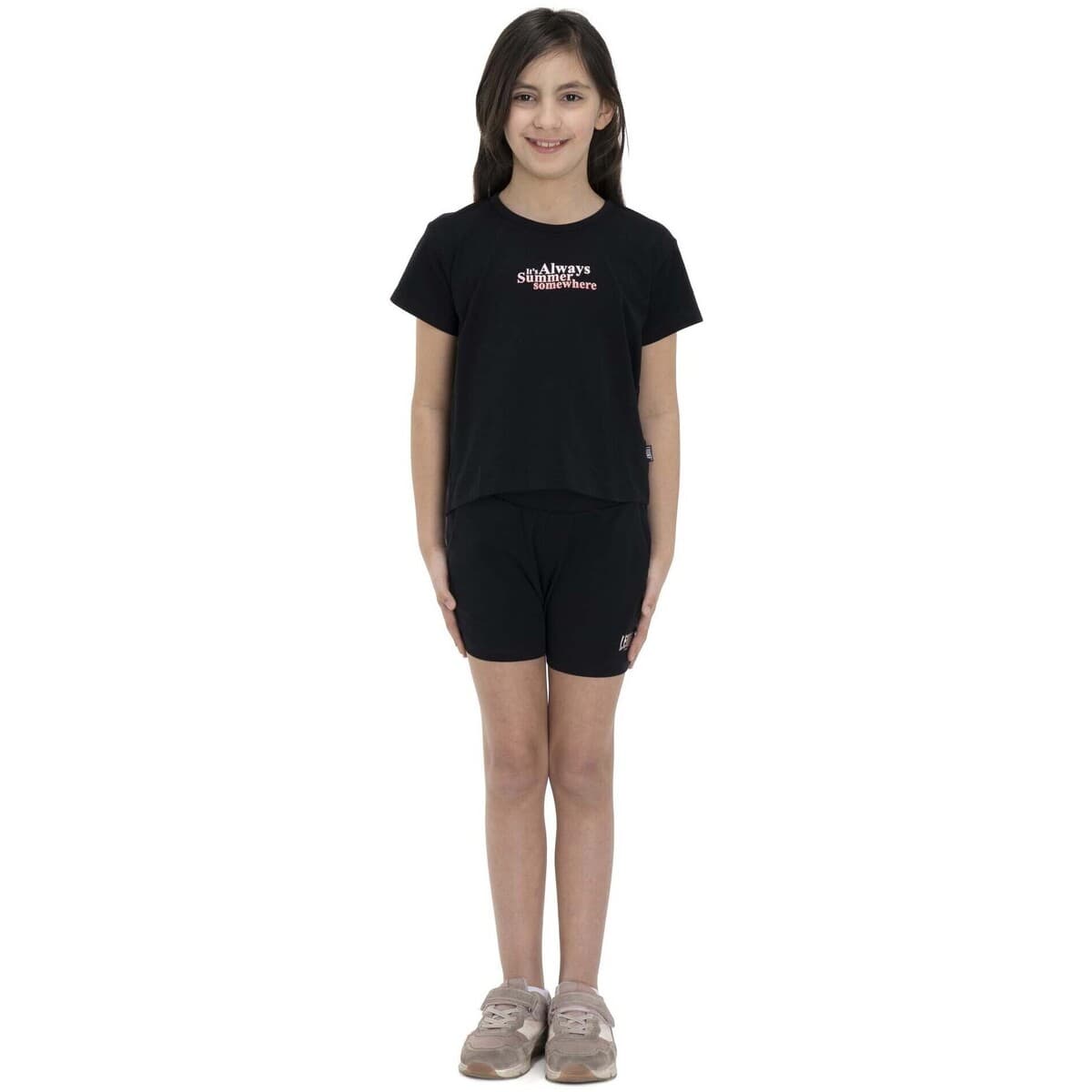 Girls' T-Shirts Leone 1947 Black