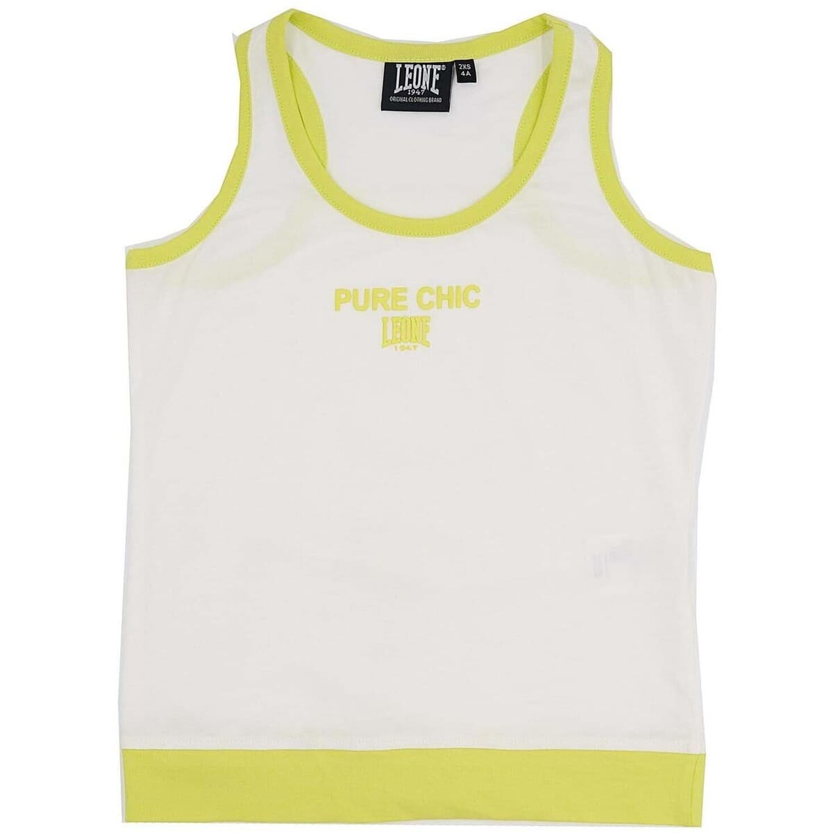 Αμάνικα/T-shirts χωρίς μανίκια Leone 1947 Girl Tank Pure Chic