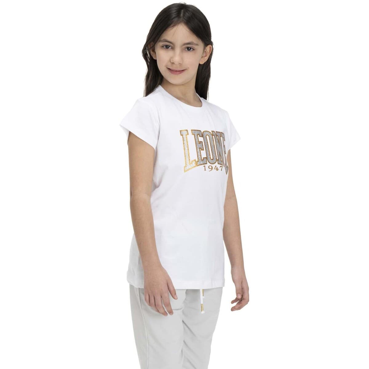 Girls' T-Shirts Leone 1947 White
