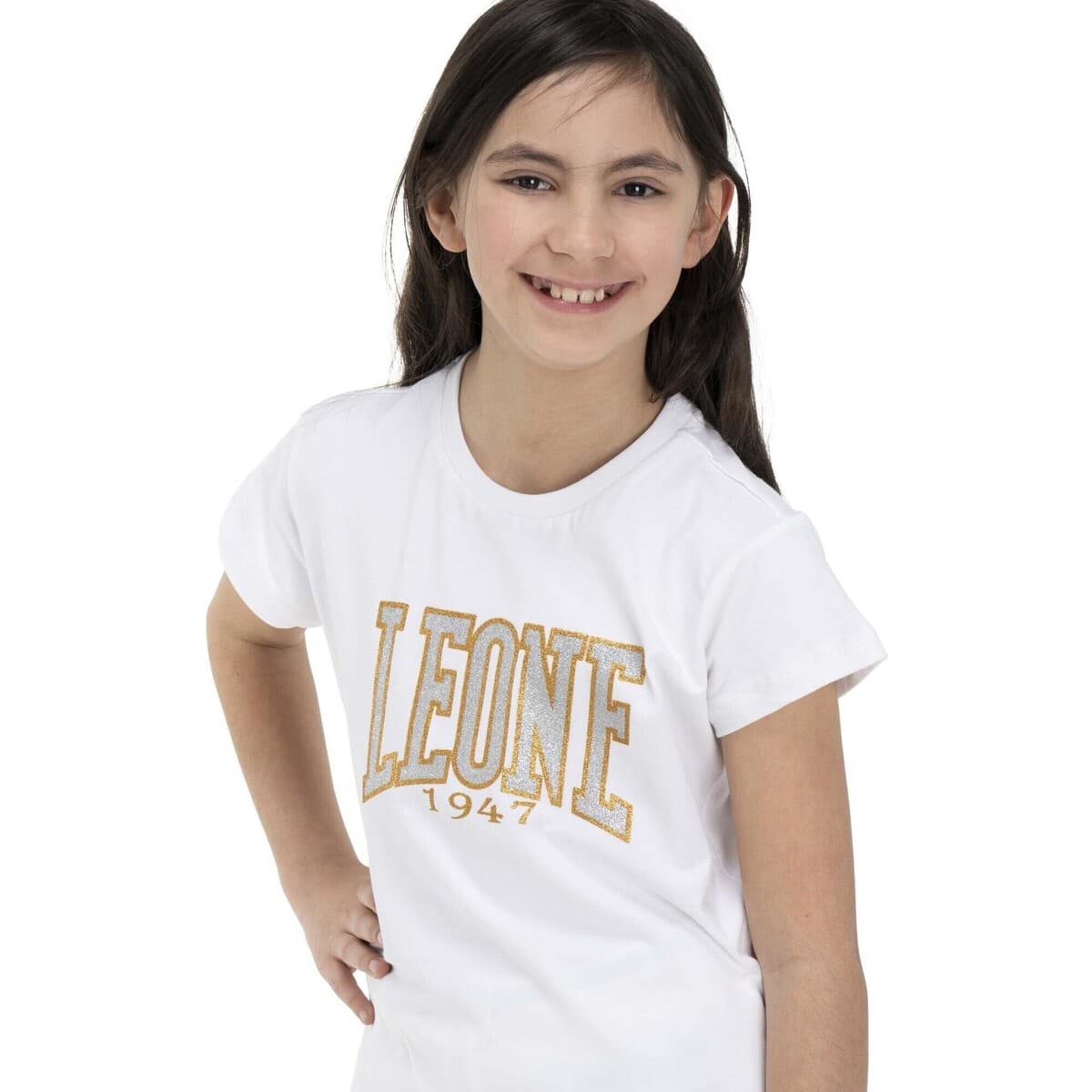 Girls' T-Shirts Leone 1947 White