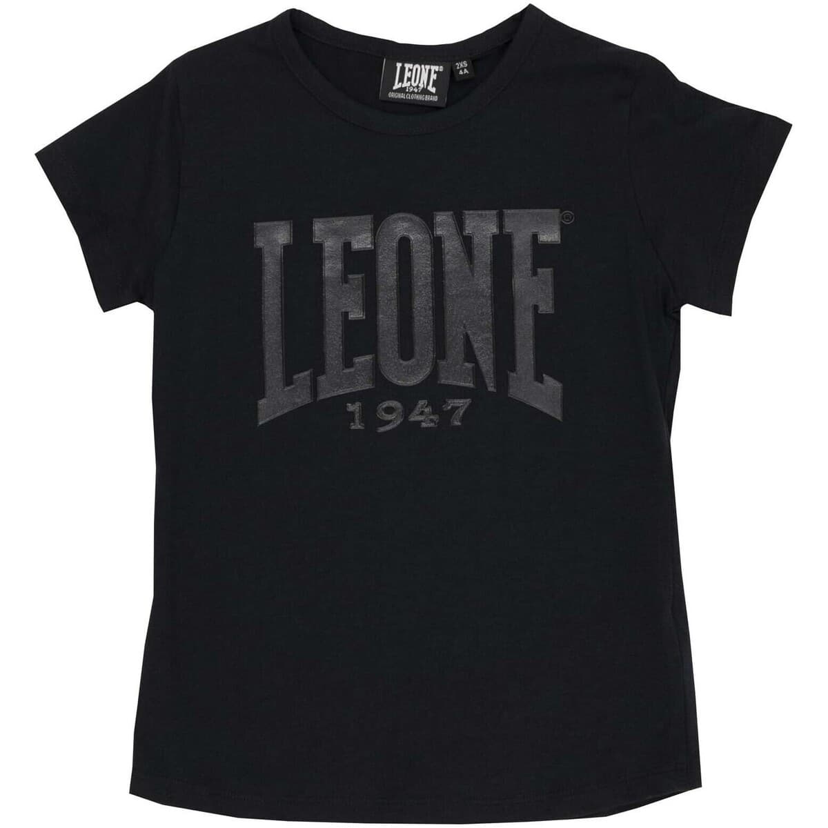 T-shirt με κοντά μανίκια Leone 1947 Girl T-Shirt Short Sleeves Black Girl
