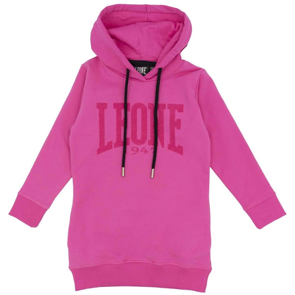 T-shirt με κουκούλα Leone 1947 Girl Hoody Sweatshirt Over Pink Girl