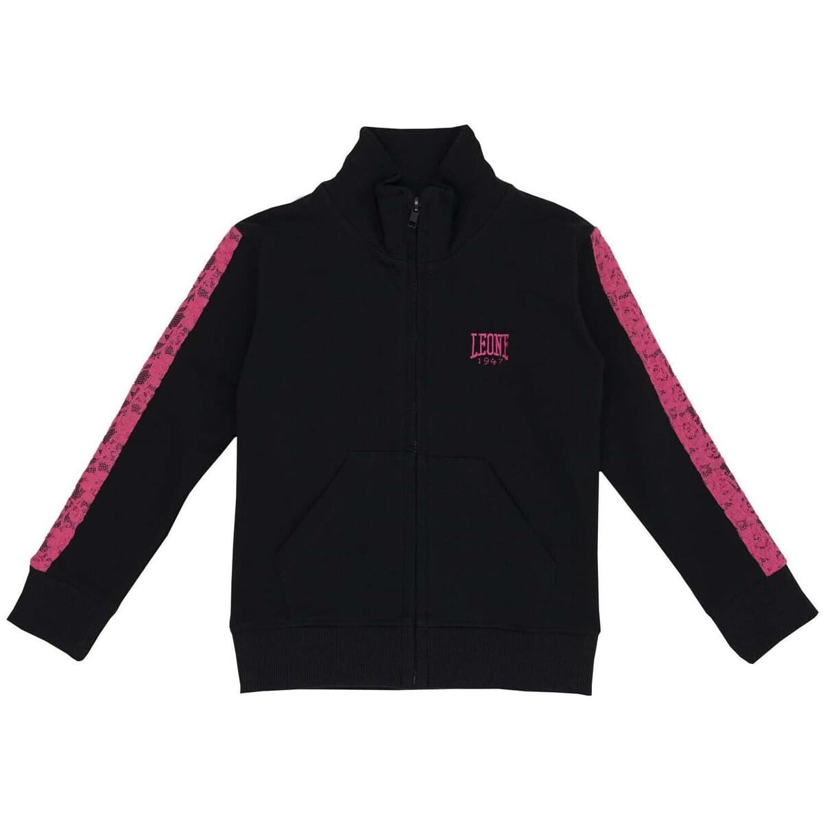 Ζακέτα Leone 1947 Girl Sweatshirt Full Zip Pink Girl