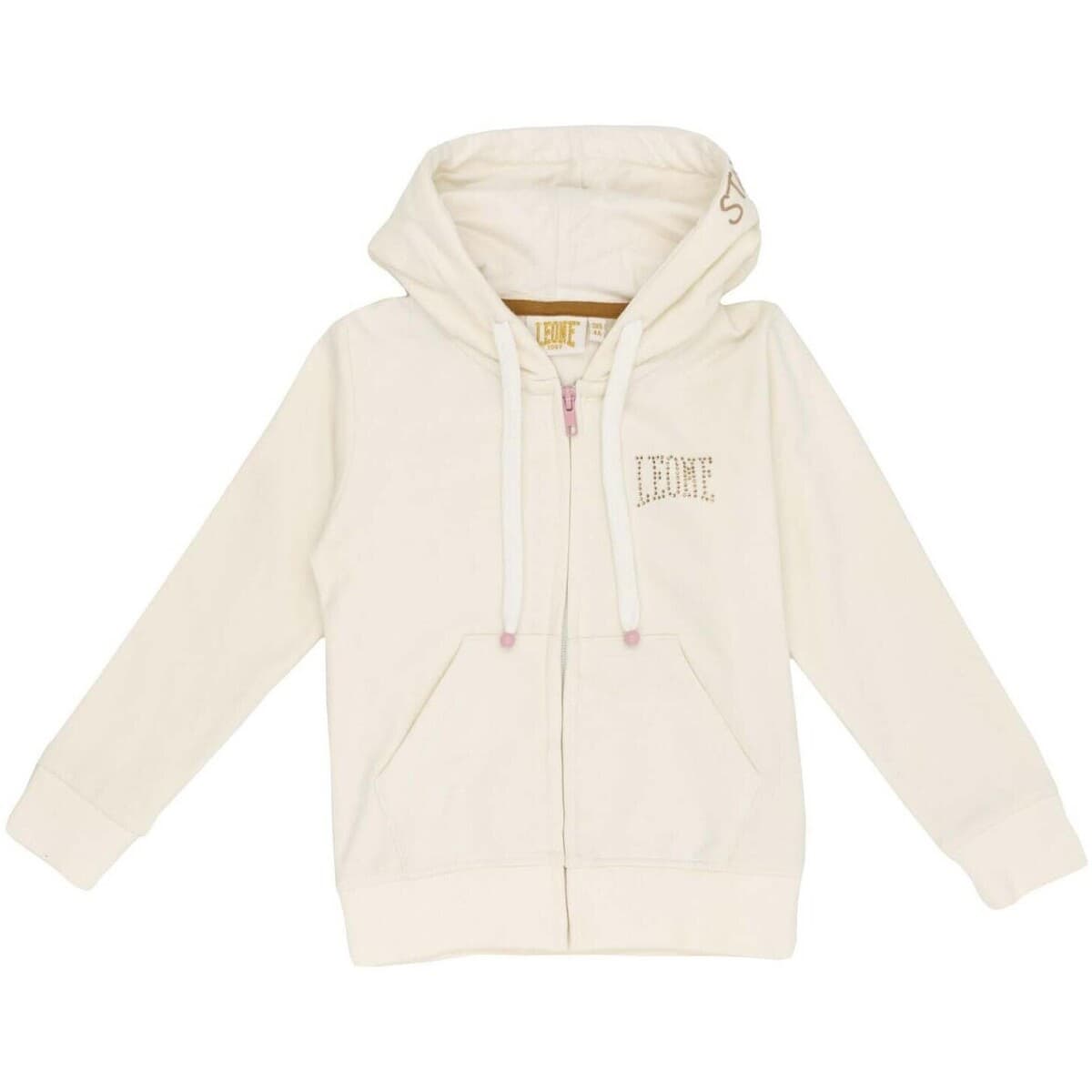 T-shirt με κουκούλα Leone 1947 Girl Hoody Sweatshirt Full Zip Chic Girl