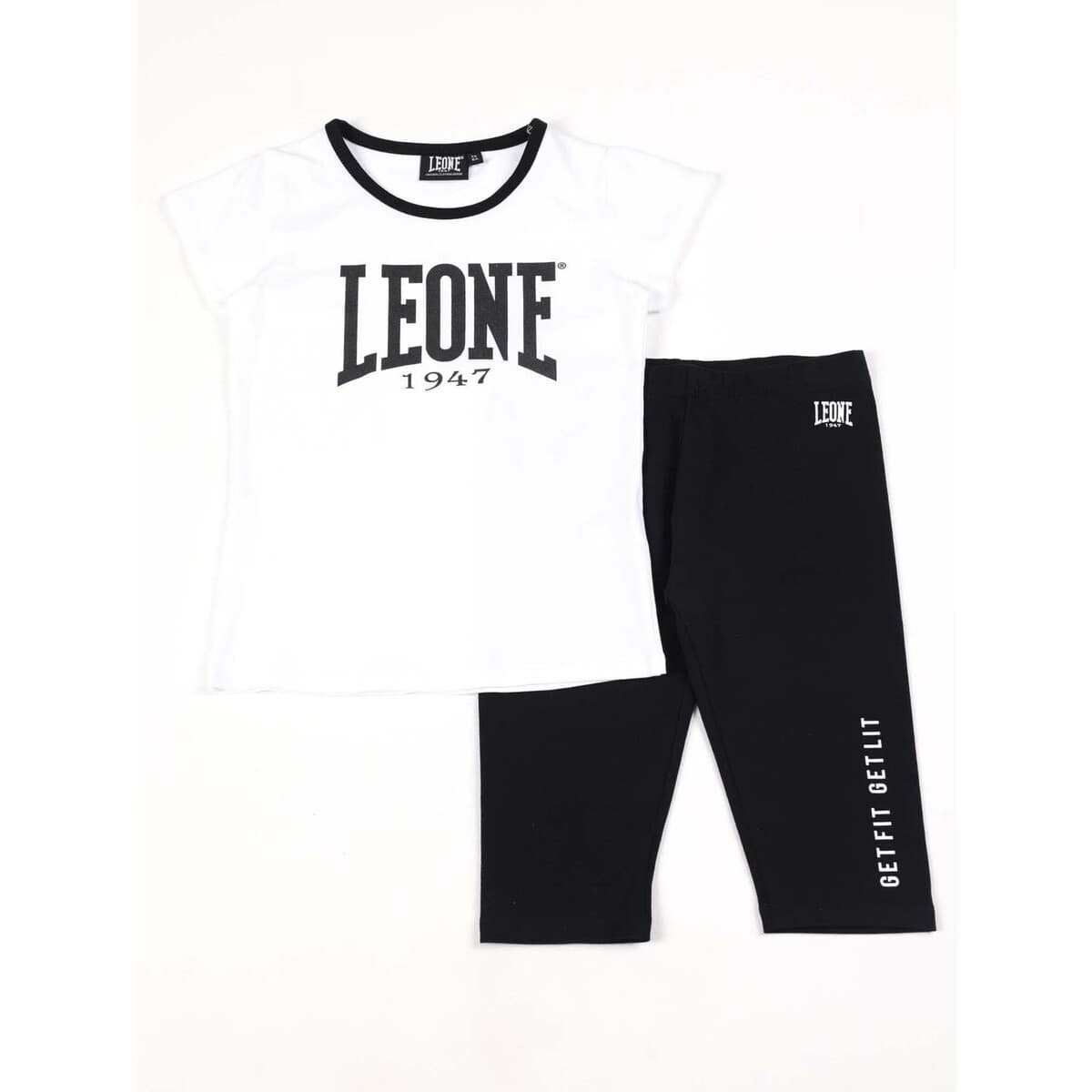Σετ από φόρμες Leone 1947 Girl Sets T-Shirt + Leggings B W