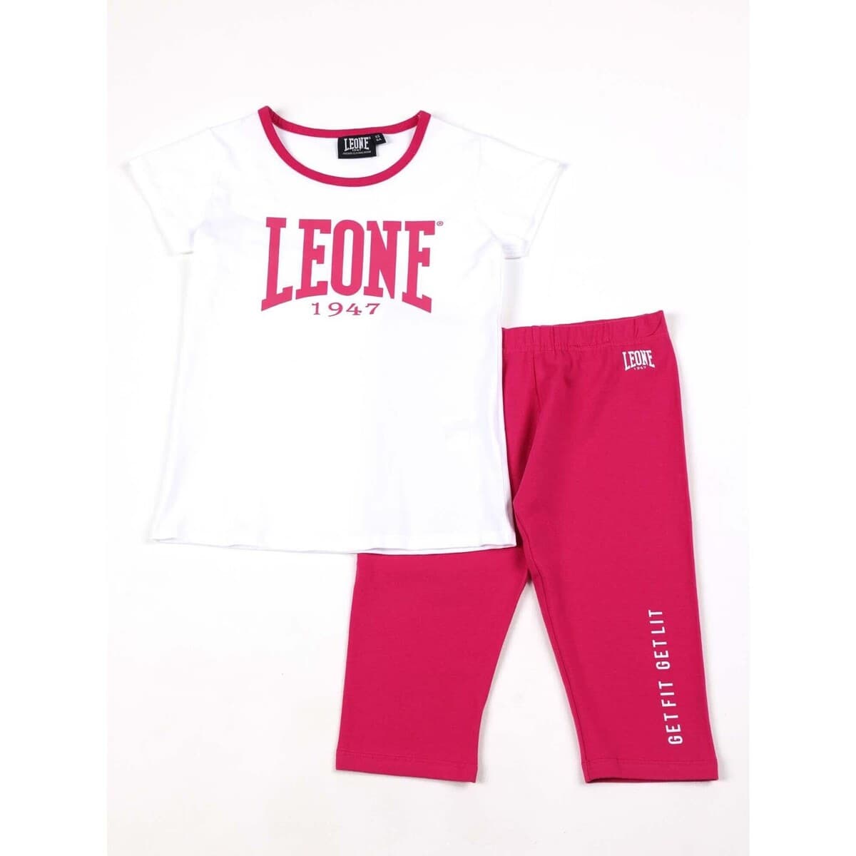 Σετ Leone 1947 Girl Sets T-Shirt + Leggings B W