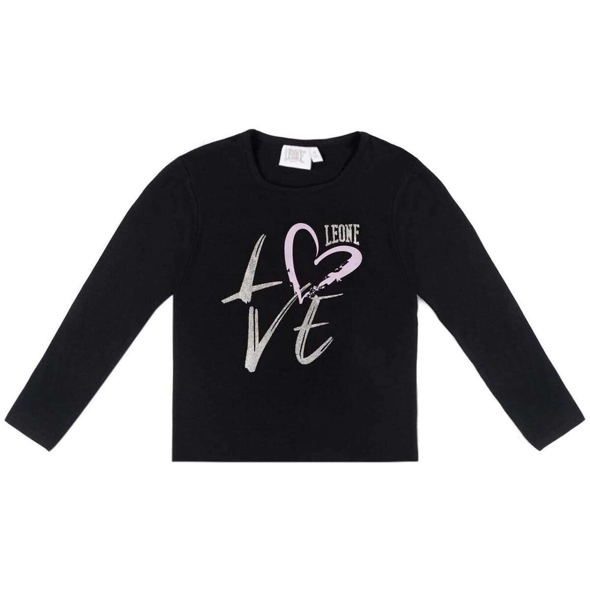 Μπλουζάκια με μακριά μανίκια Leone 1947 Girl T-Shirt Long Sleeves Love