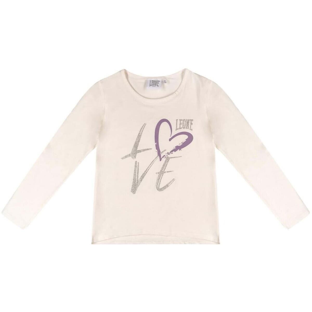 Girls' T-Shirts Leone 1947 White