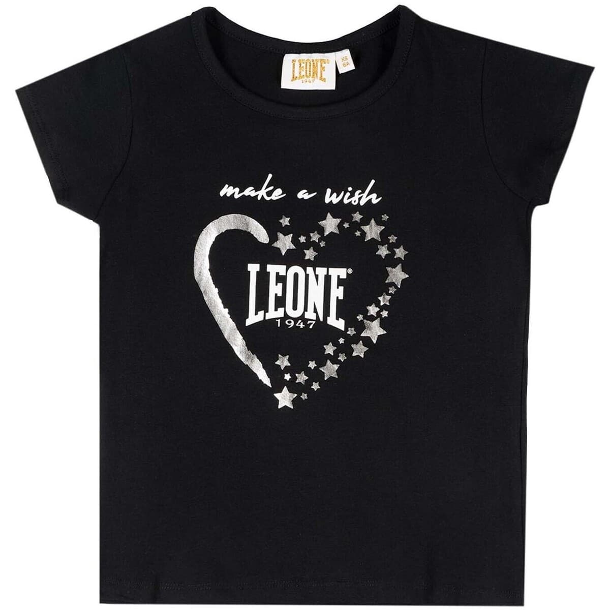 Girls' T-Shirts Leone 1947 Black