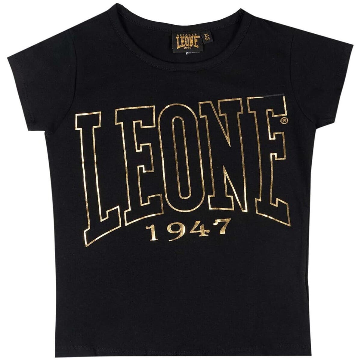 T-shirt με κοντά μανίκια Leone 1947 Girl T-Shirt Short Sleeves Gold 1947
