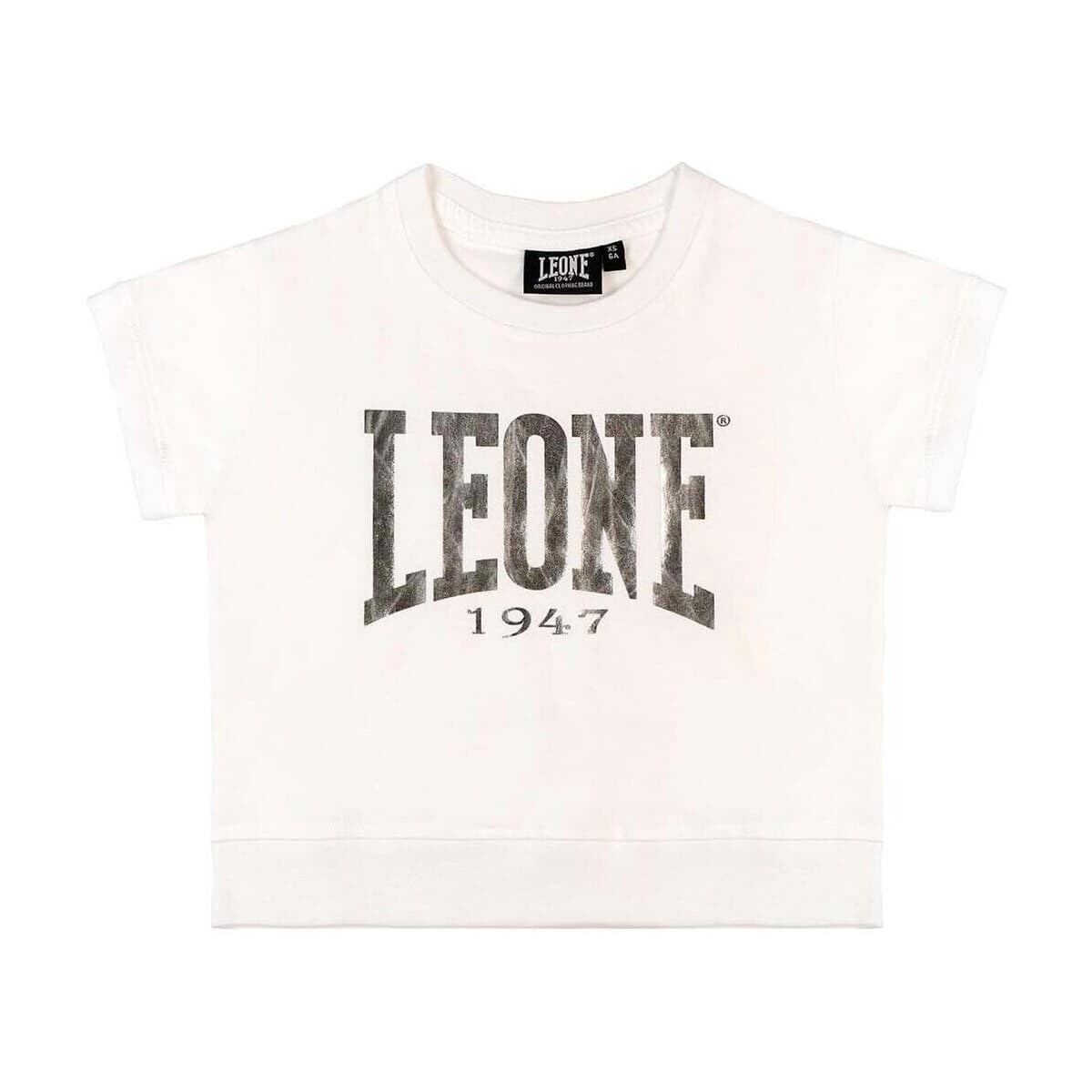 T-shirt με κοντά μανίκια Leone 1947 Girl Crewneck Sporty