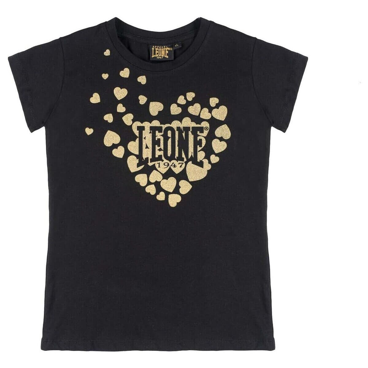 T-shirt με κοντά μανίκια Leone 1947 Girl T-Shirt Short Sleeves Gold 1947