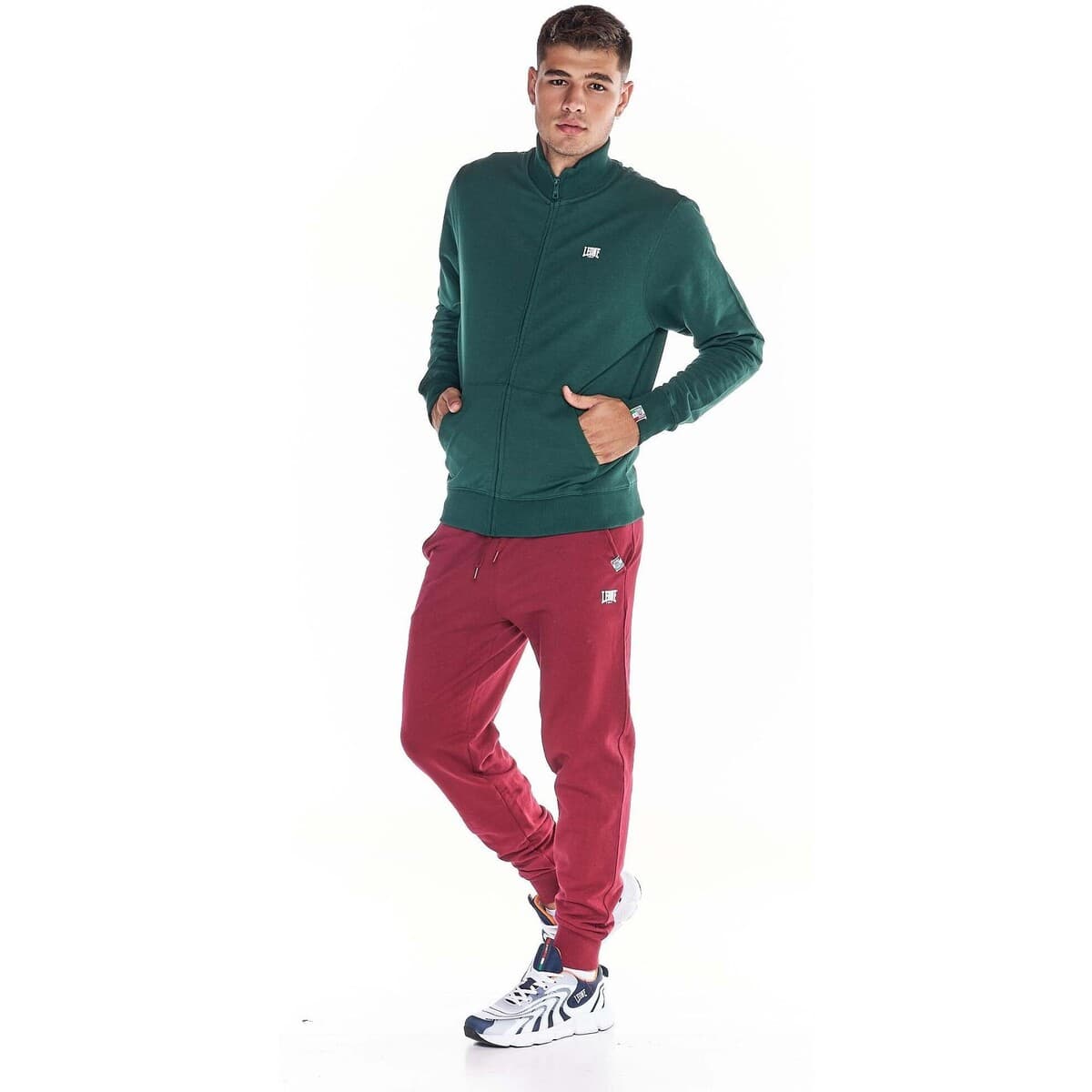 Men's Cardigans Leone 1947 Green