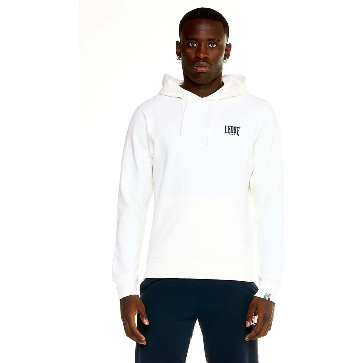 T-shirt με κουκούλα Leone 1947 Man Hoody Basic Small Logo