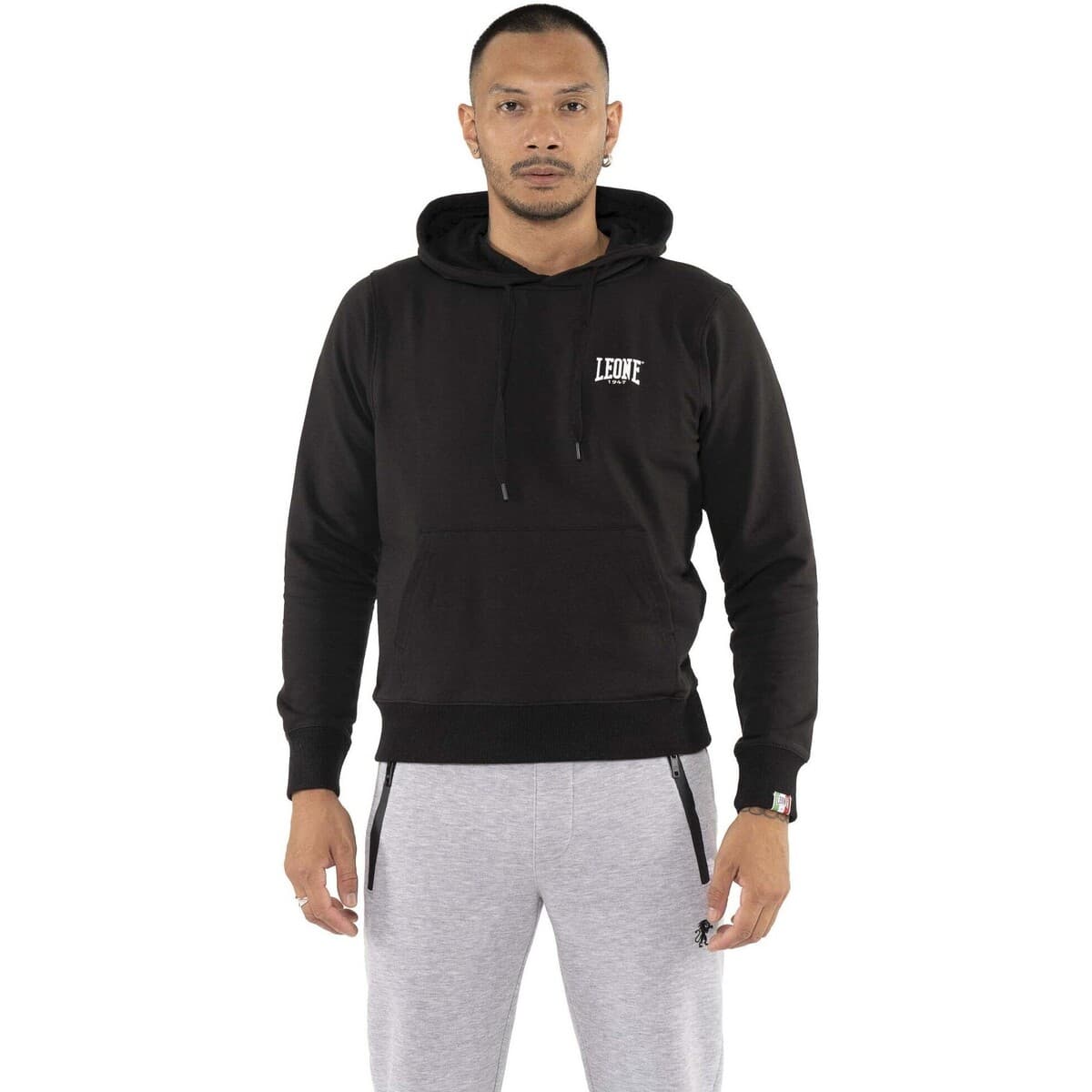 T-shirt με κουκούλα Leone 1947 Man Hoody Basic Small Logo