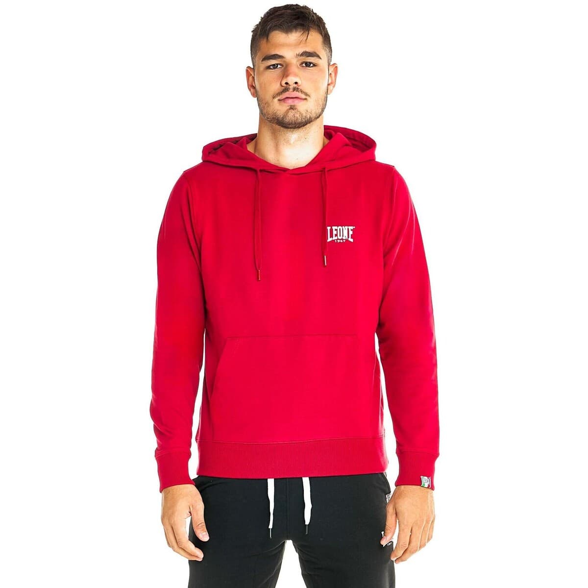 T-shirt με κουκούλα Leone 1947 Man Hoody Basic Small Logo