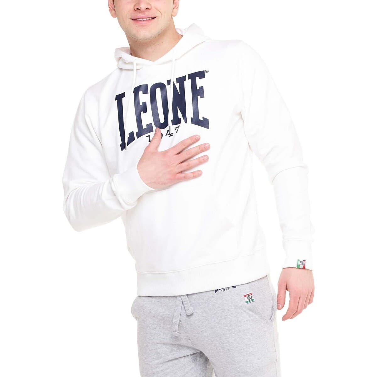 Men's Sweatshirts Leone 1947 White