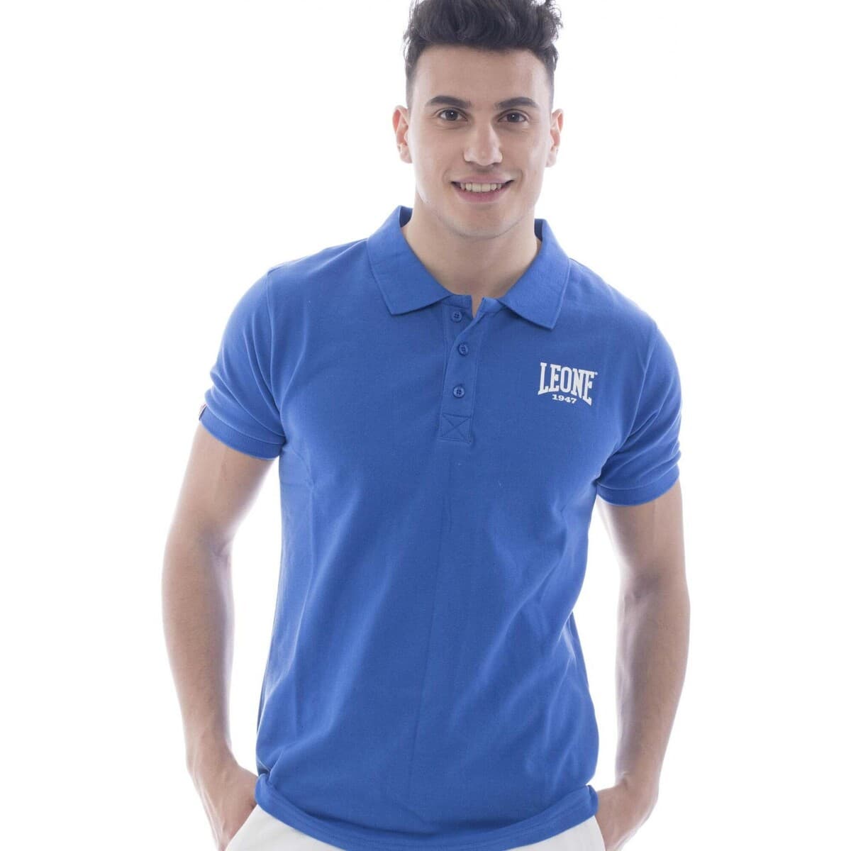 Πόλο με κοντά μανίκια Leone 1947 Man Piquet