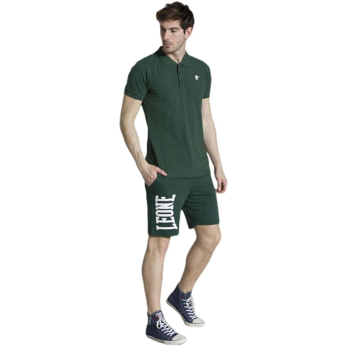 Men's Polo Shirts Leone 1947 Green